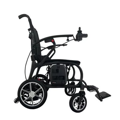 Ηλεκτρική αναπηρική καρέκλα με DC24V150W*2 κινητήρα και αναδιπλούμενο μέγεθος 730mm*310mm*710mm